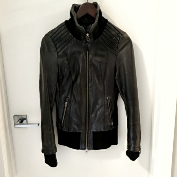 Mackage leather Bomber (xxs) - Picture 3 of 8